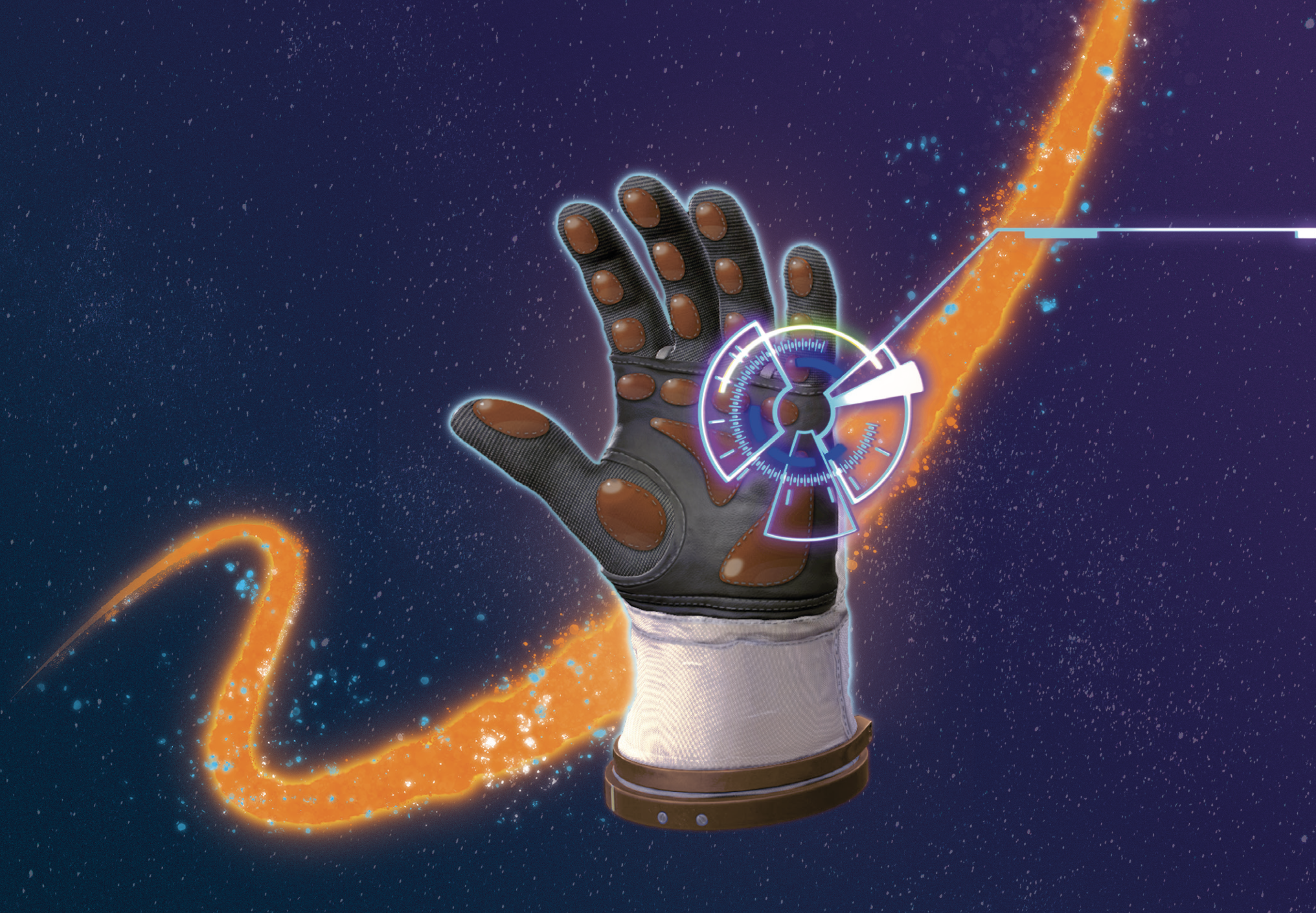 Rendering del guanto Pro-touch Glove