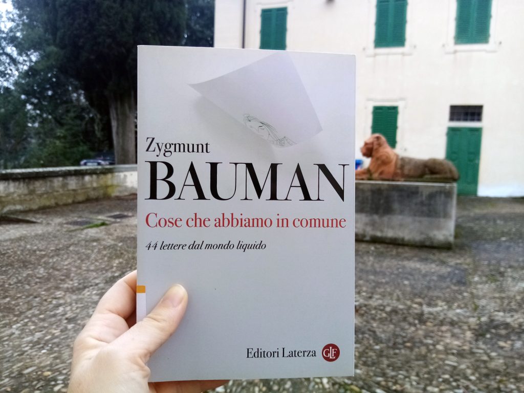 Libro "cose che abbiamo in comune - 44 lettere dal mondo liquido" di Bauman in ISIA