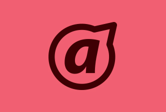 Icona della piattaforma ArtStation con sfondo rosa e simbolo a stilizzato nero.